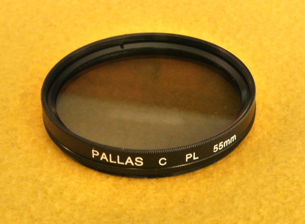 Polaroid filter 55 mm (Pallas), Overige merken, Polarisatiefilter, Ophalen of Verzenden, Zo goed als nieuw