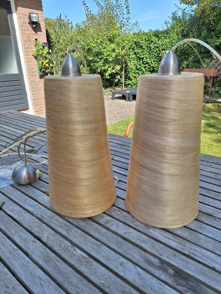 hanglamp, Ophalen, Gebruikt, Kunststof, Landelijk modern