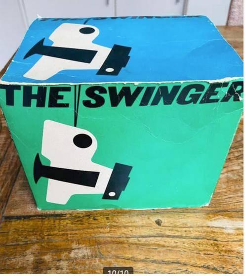 Polaroid Swinger , model 20, analoge fotocamera, incl doos, Audio, Tv en Foto, Fotocamera's Analoog, Ophalen of Verzenden, Gebruikt