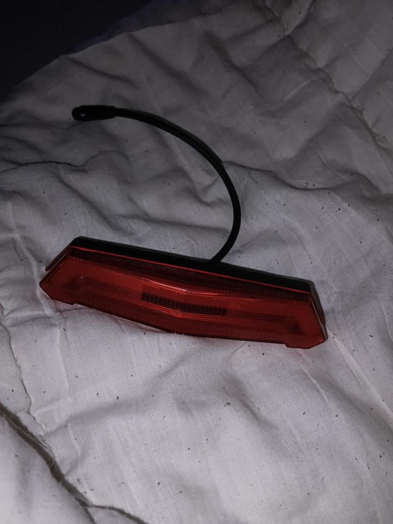 Fiets achterlicht met kabel, Ophalen of Verzenden, Gebruikt, Overig, Achterlicht
