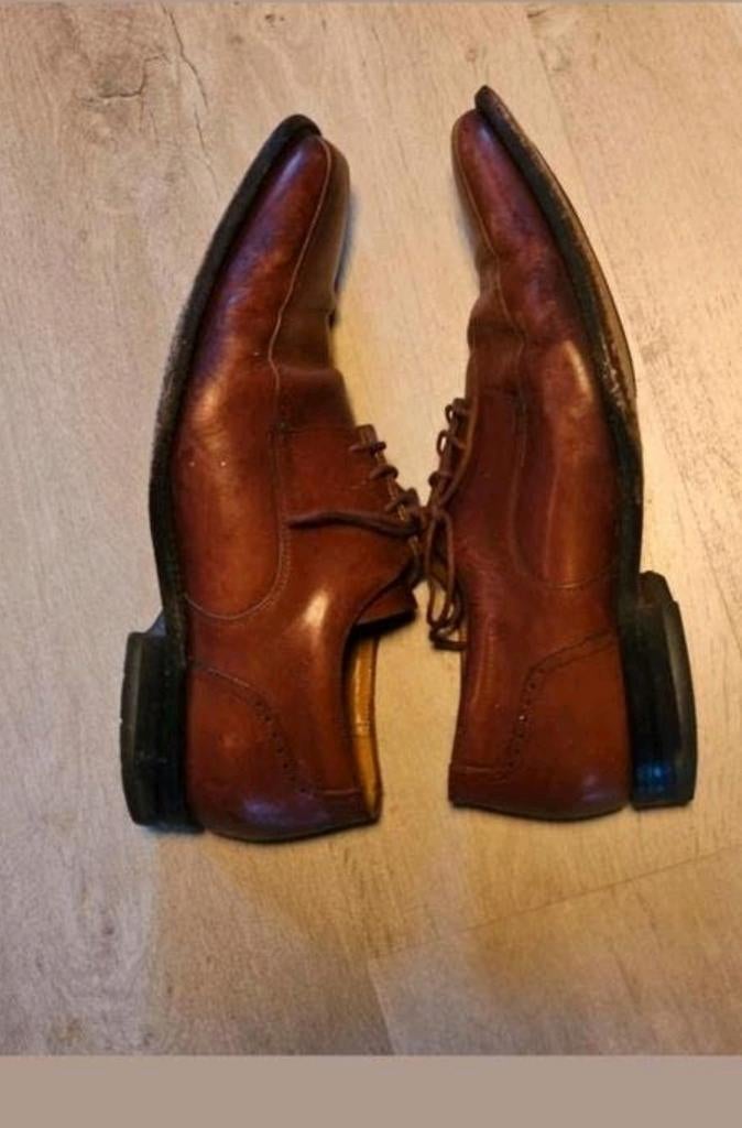 Mooie Floris van Bommel nette schoenen in maat 7,5 H. 41 42, Kleding | Heren, Schoenen, Ophalen of Verzenden, Zo goed als nieuw
