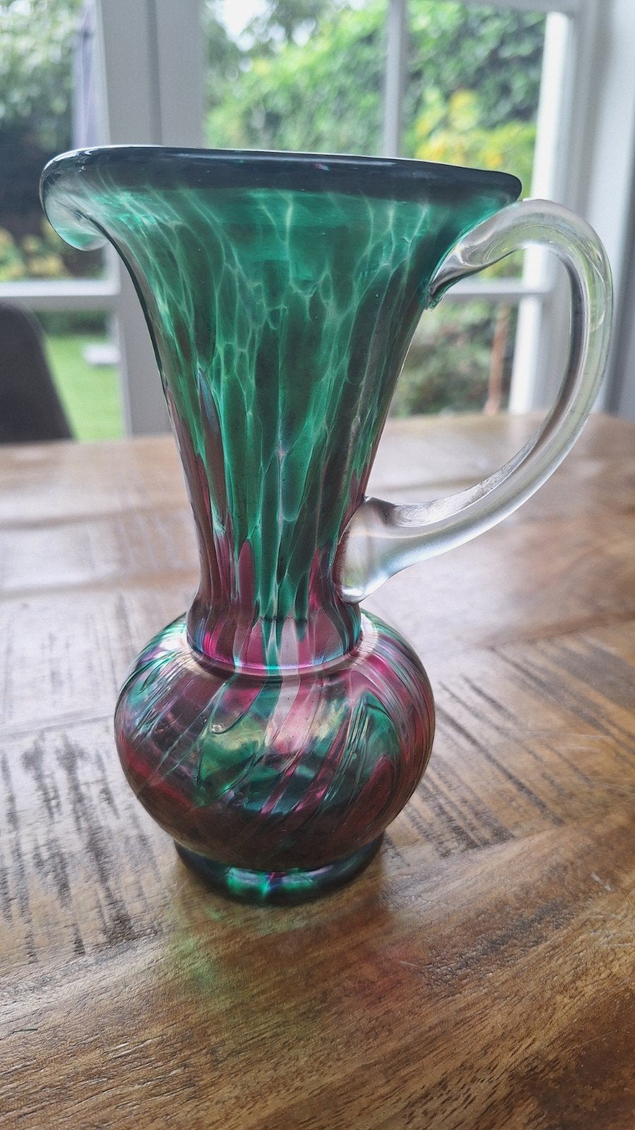 F Lubeau Glazen Kan - 16 cm - Perfecte Staat, Ophalen of Verzenden