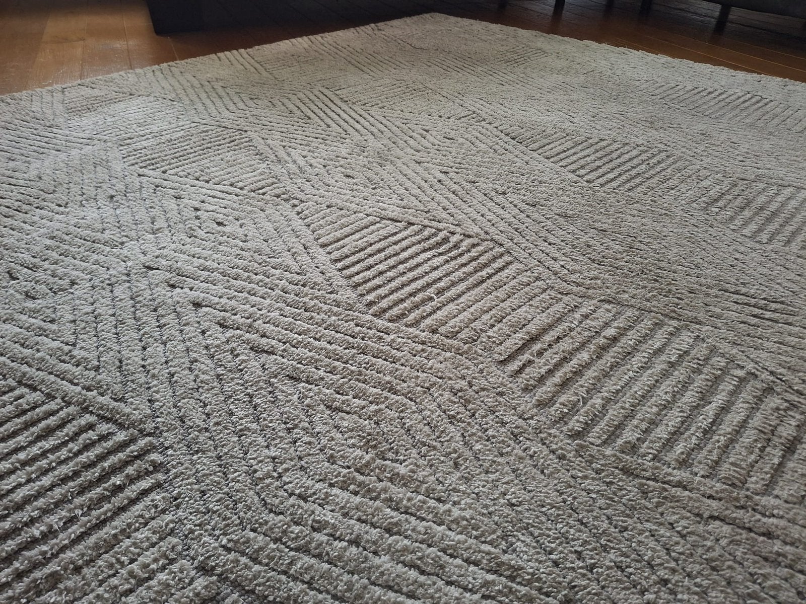 Grijs vloerkleed label 51, Ophalen, 200 cm of meer, Zo goed als nieuw, Grijs