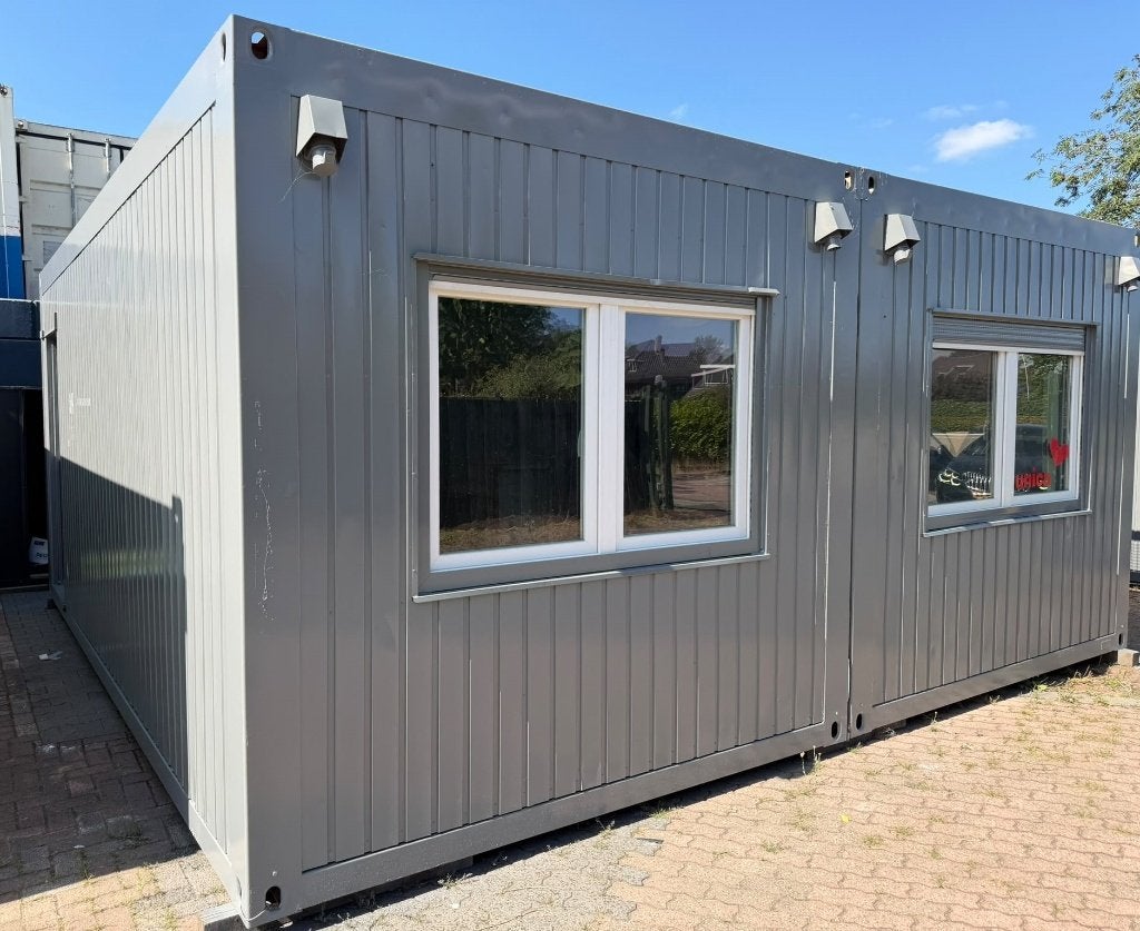 Bouw-schaftkeet, Kantoorunit, Woonunit, Directiekeet. 6 x 6, Doe-het-zelf en Verbouw, Bouwketen en Schaftketen, Ophalen
