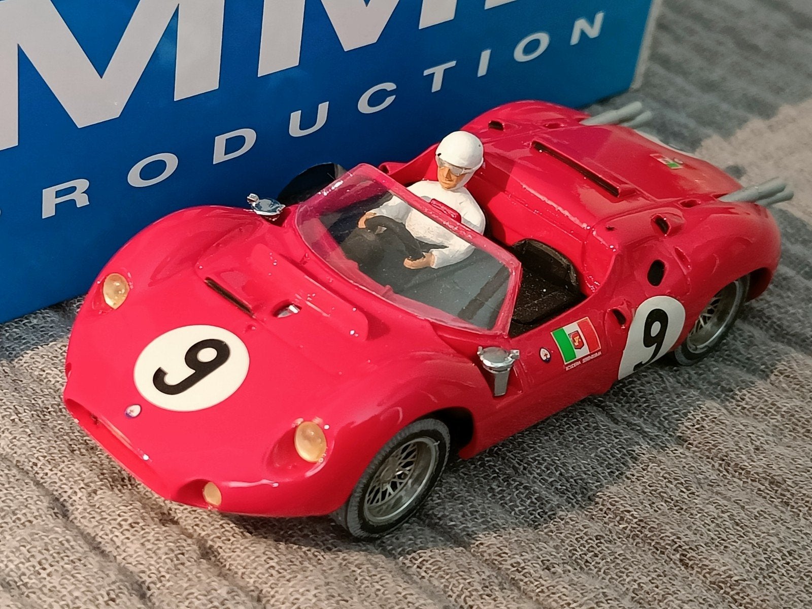MMK Maserati Tipo63 LM61 slotcar, Overige merken, Racebaan, Ophalen of Verzenden, Zo goed als nieuw