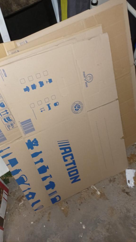 6 Action verhuisdozen, Ophalen, Opvouwbaar, Minder dan 50 cm, Minder dan 40 cm