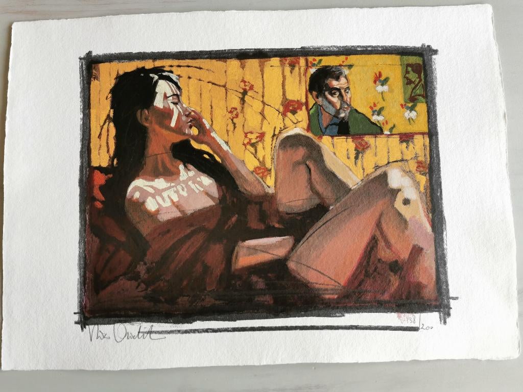 Origineekl werk van Nico Vrielink, Antiek en Kunst, Ophalen