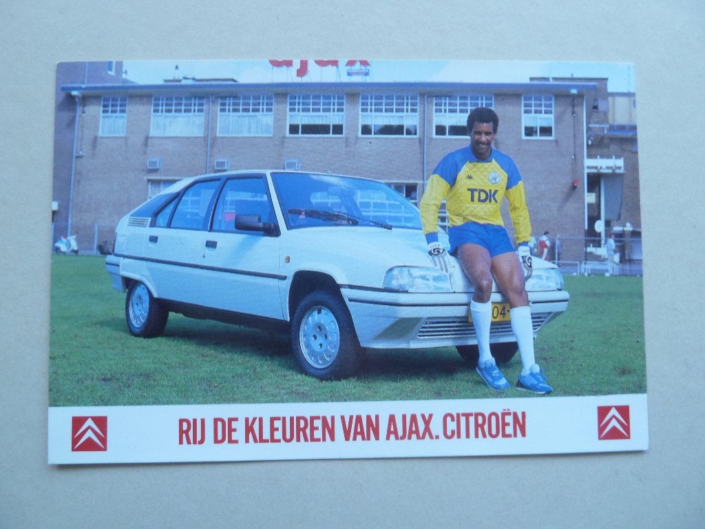 Spelerskaart. Lloyd.Doesburg  Ajax. 1987/1988, Verzamelen, Sportartikelen en Voetbal, Ophalen of Verzenden, Zo goed als nieuw