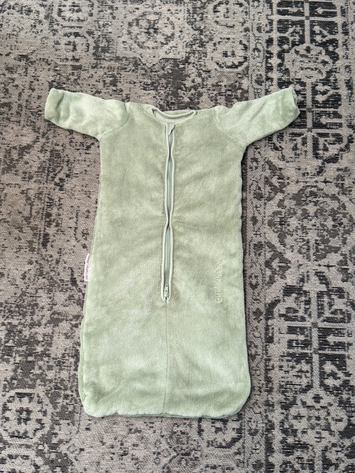 *** Puckababy bag Newborn teddy groen ***, Ophalen of Verzenden, Zo goed als nieuw, Slaapzak