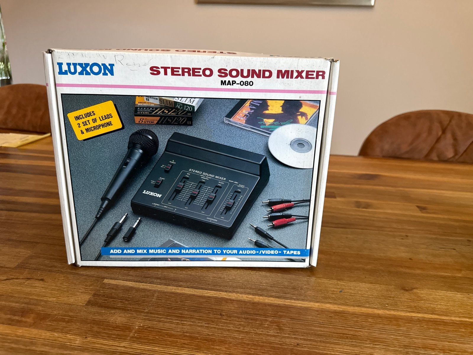 Luxon Stereo Sound Mixer MAP-080 - Nieuw in doos, Ophalen, Nieuw, Minder dan 5 kanalen, Microfooningang