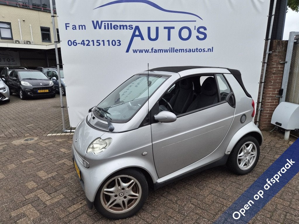Smart Smart One Cabrio Airco Automaat (bj 2003), 21 km/l, Stof, Gebruikt, 715 kg