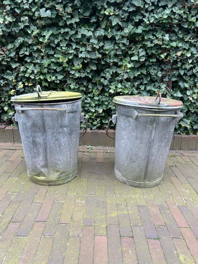2 x Gietijzeren prullenbak Hilversum, Ophalen