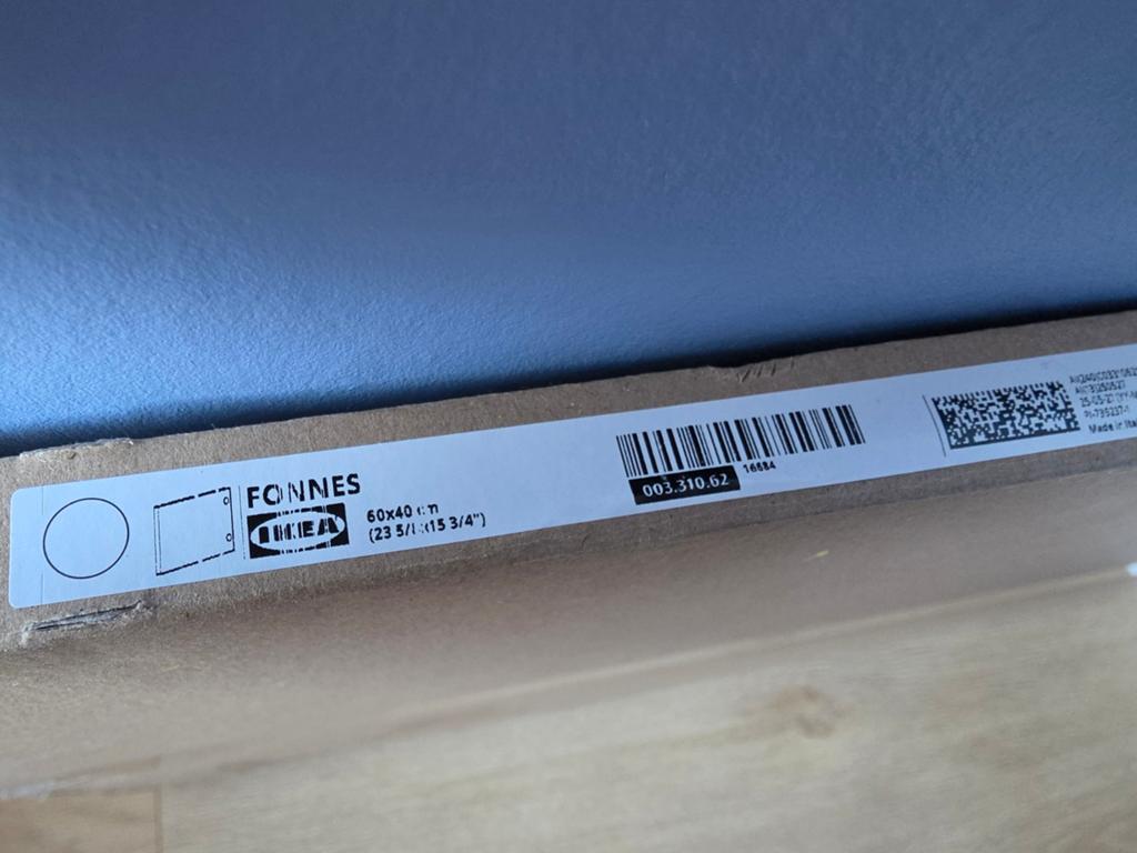 IKEA Fonnes deur 60x40cm - wit, Minder dan 50 cm, Nieuw, Ophalen of Verzenden, Minder dan 100 cm