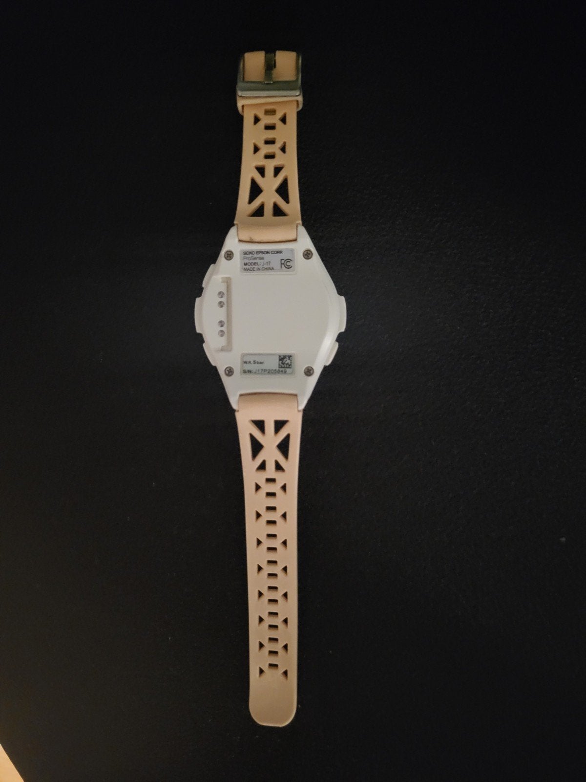 Epson GPS Horloge - Ideaal voor hardlopen en fitness, Gebruikt, Wit, Epson, Ophalen of Verzenden