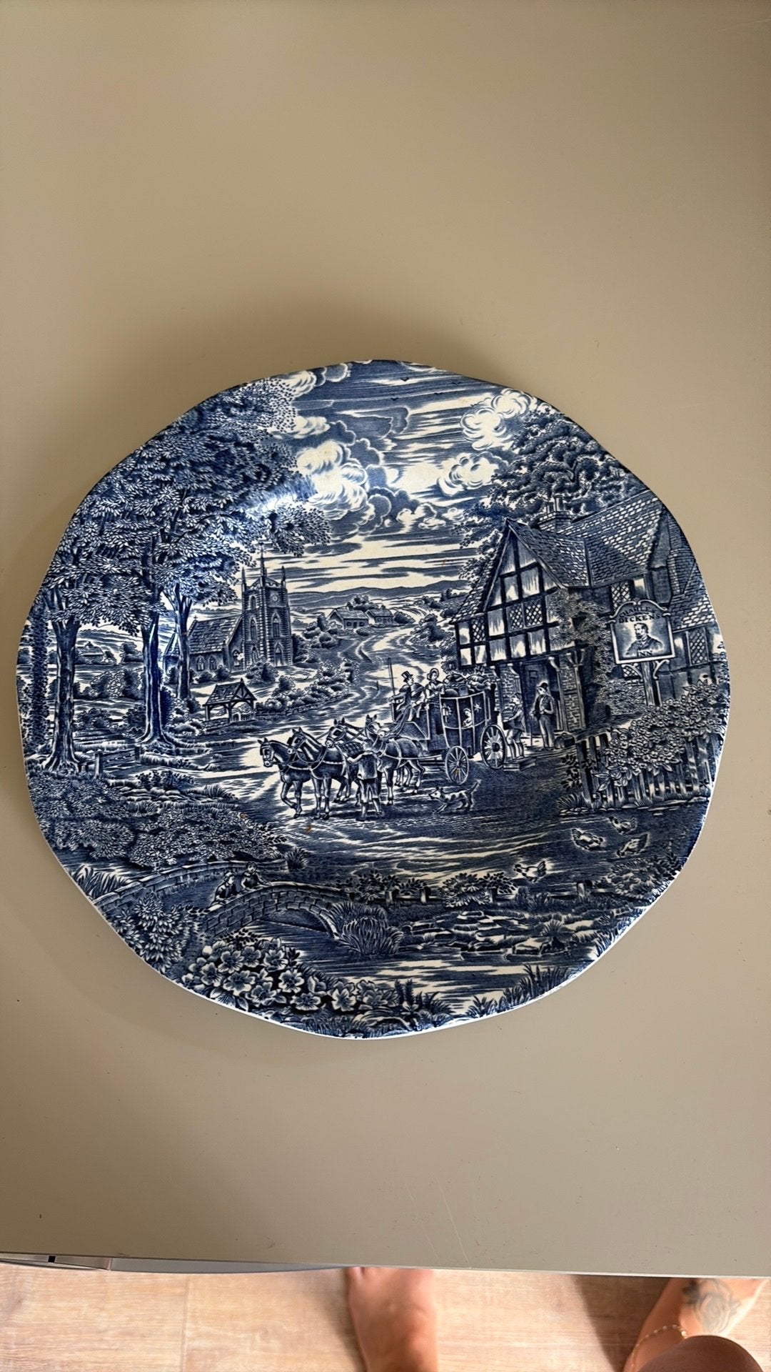 Delfs blauw, Ophalen