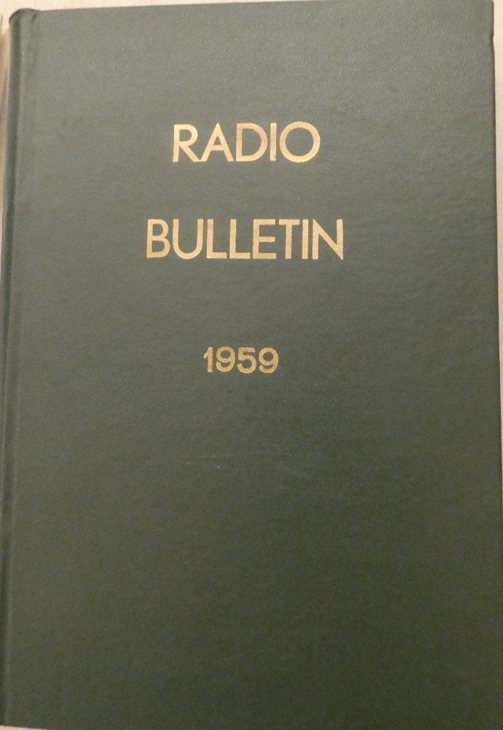 Elektronica Jaargang Radio Bulletin 1959, Ophalen of Verzenden, Gebruikt