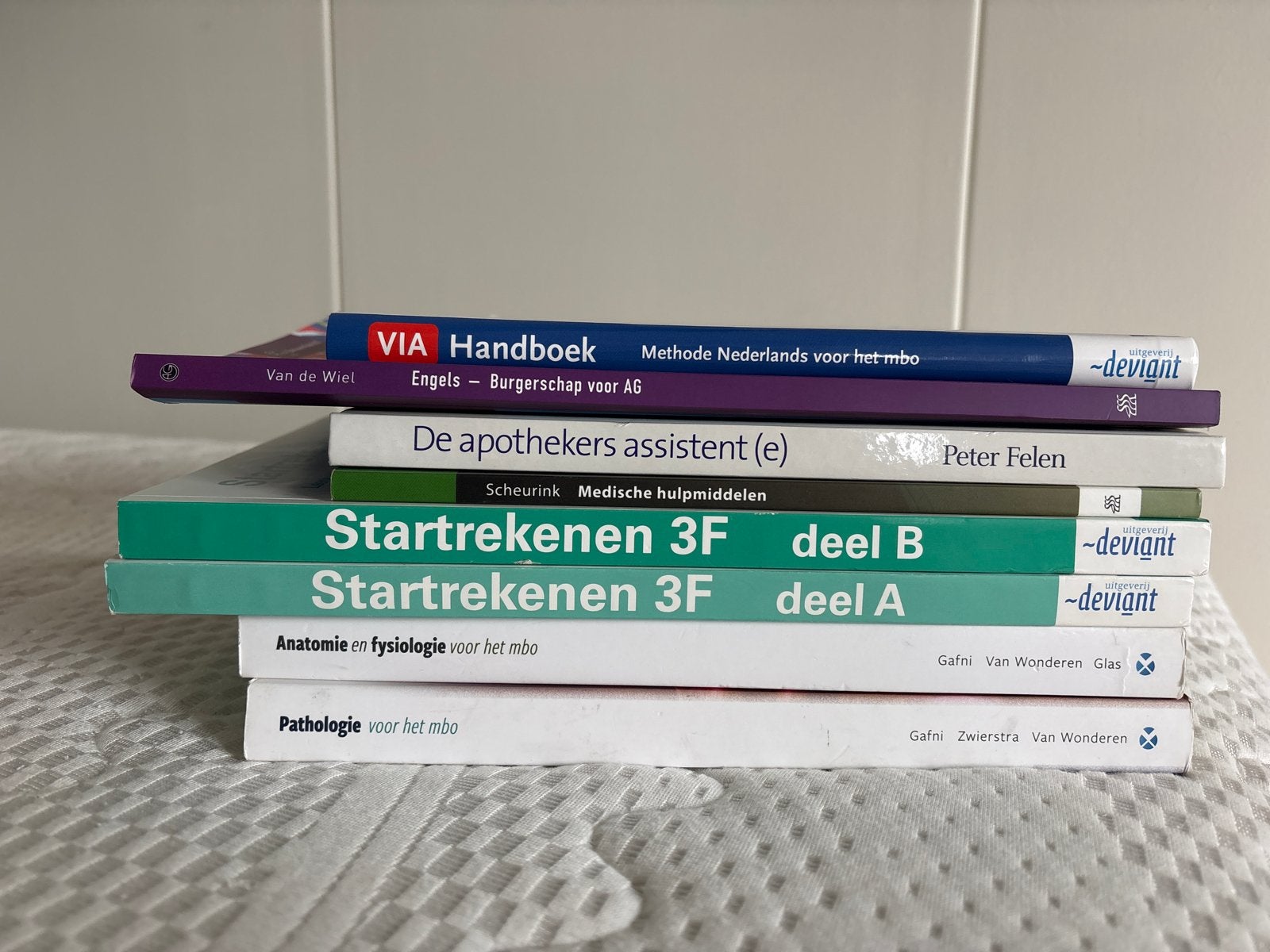 MBO Boekenpakket: Nederlands, Engels, Rekenen, Zorg & Meer, Ophalen of Verzenden, Gamma, Zo goed als nieuw, MBO