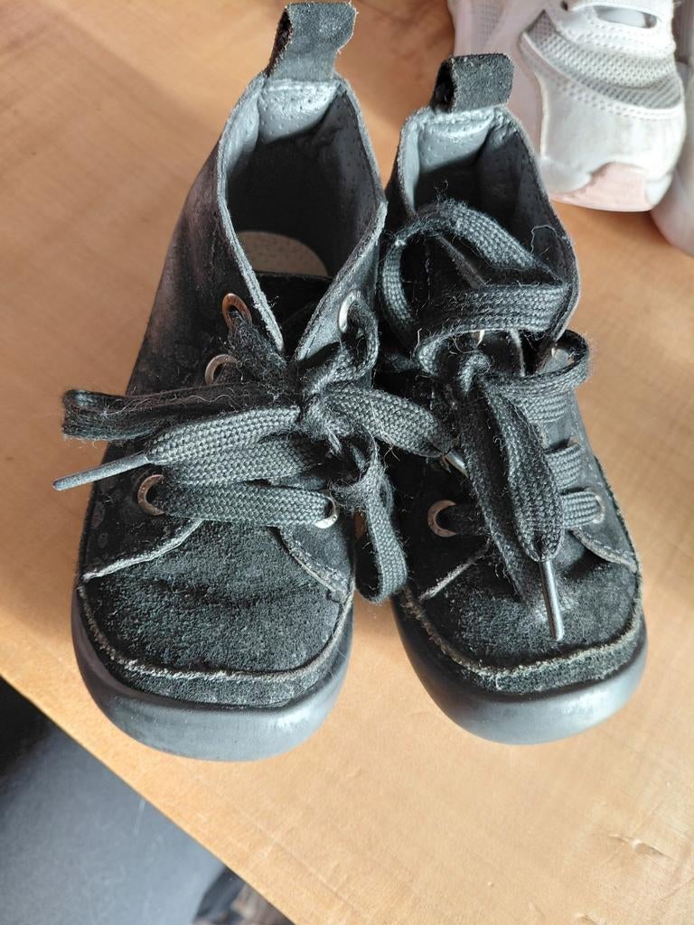 Shoesme schoentjes maat 22 zwart met panterstipjes, Ophalen of Verzenden