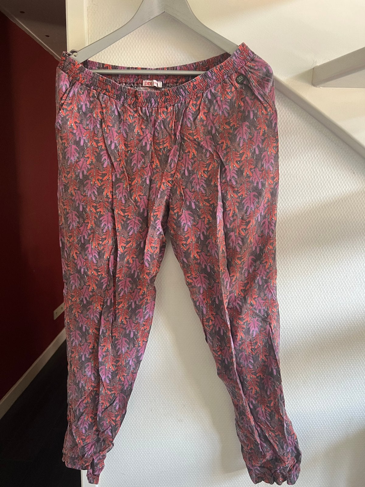DIDI Broek met Bladprint - Maat 38/40 (M), Maat 38/40 (M), Meerkleurig, Ophalen of Verzenden, Lang