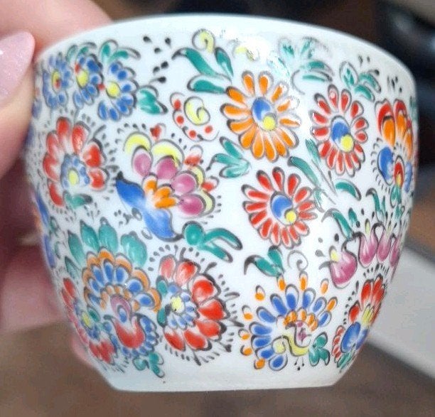 Klein vintage Pools keramieken potje - Cepelia Opol, Ophalen of Verzenden
