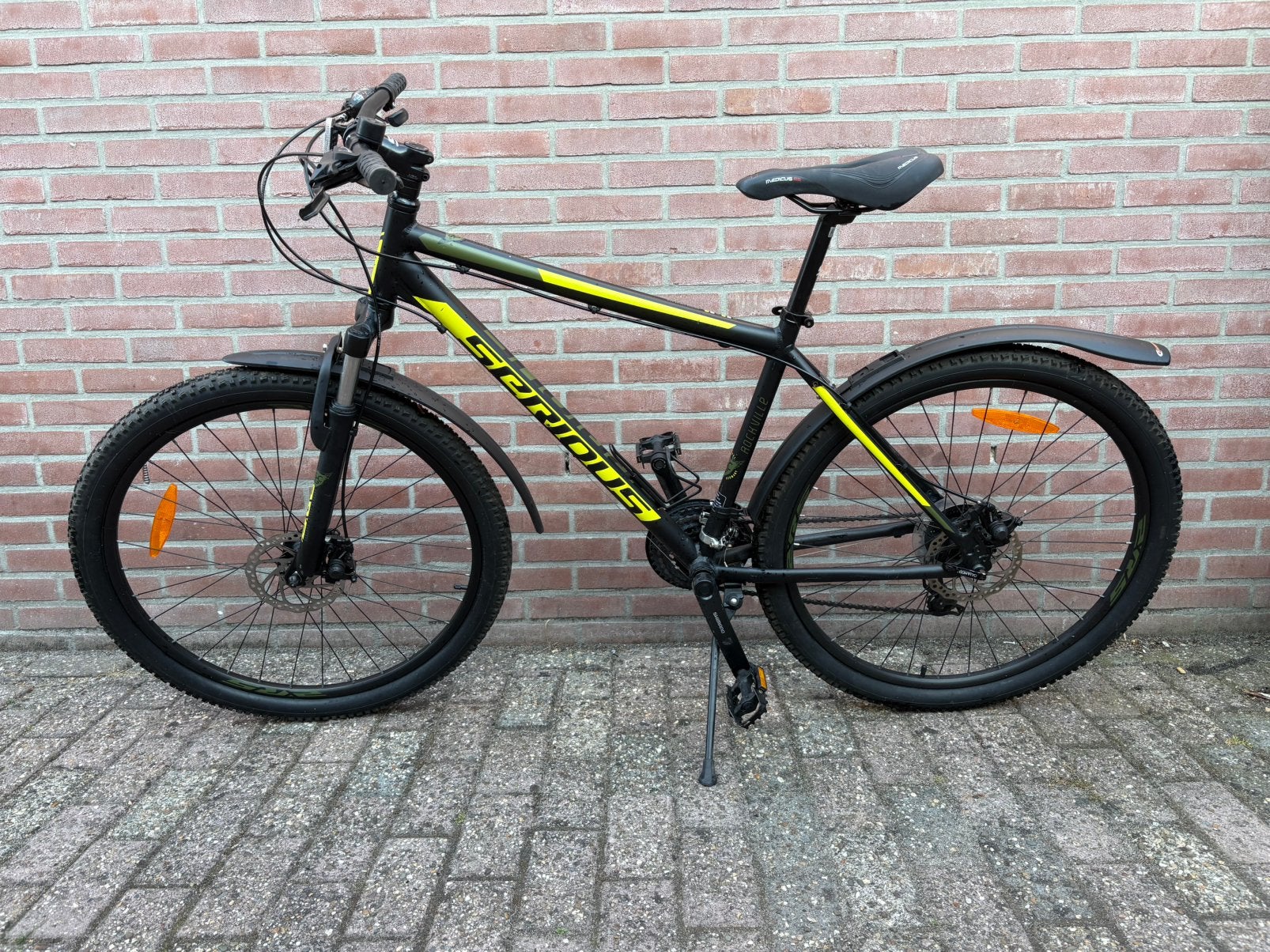 Serious Rockville Mountainbike MTB Zwart/Geel, 27,5”, 49 tot 53 cm, Ophalen, Zo goed als nieuw, Overige merken