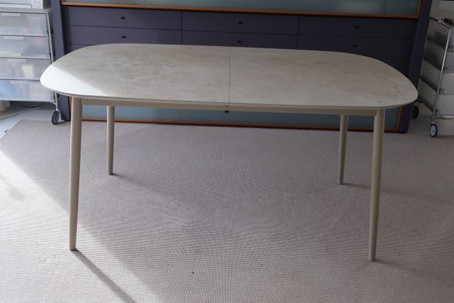 BoConcept Kingston design eettafel uitschuifbaar – keramiek, Ophalen, Overige materialen, 100 tot 150 cm, 200 cm of meer