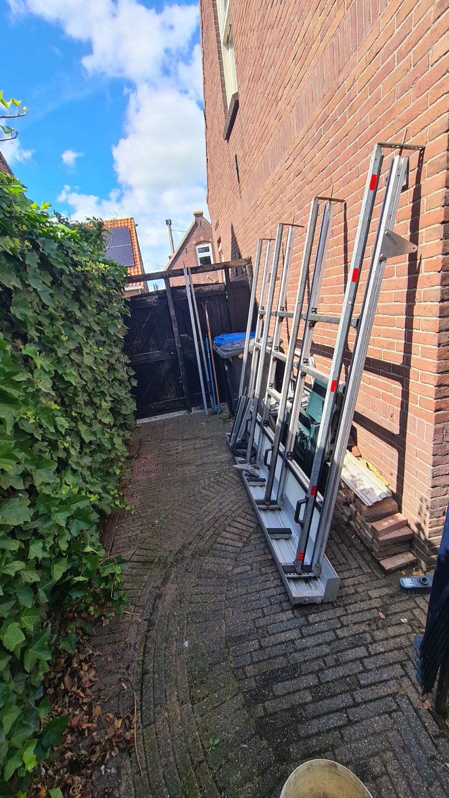 Glasresteel, Doe-het-zelf en Verbouw, Ladders en Trappen, Gebruikt, Ophalen