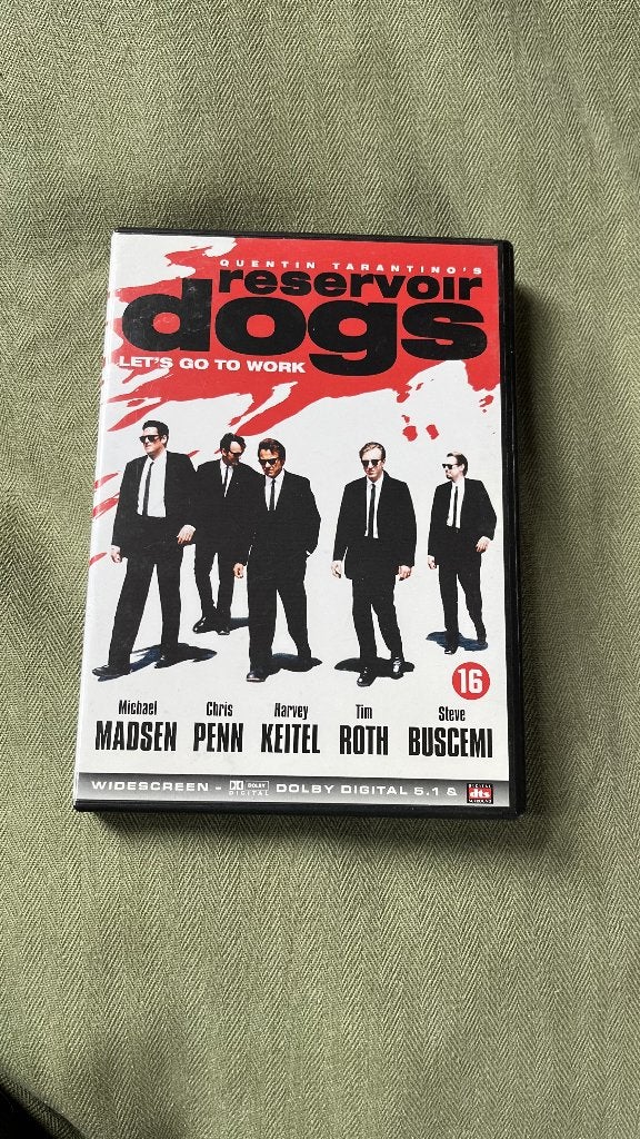 resevoir dogs dvd, Vanaf 16 jaar, Ophalen of Verzenden, Zo goed als nieuw