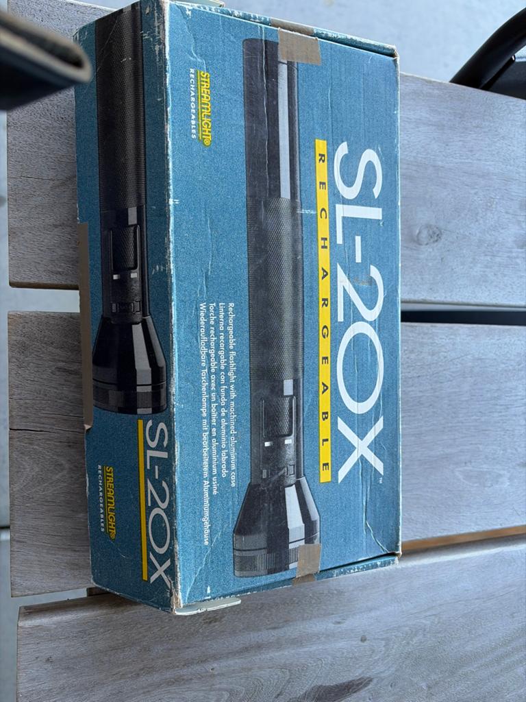 Streamlight SL-20X Zaklamp - Accu Defect, Caravans en Kamperen, Zaklampen, Gebruikt, Accu, Ophalen of Verzenden