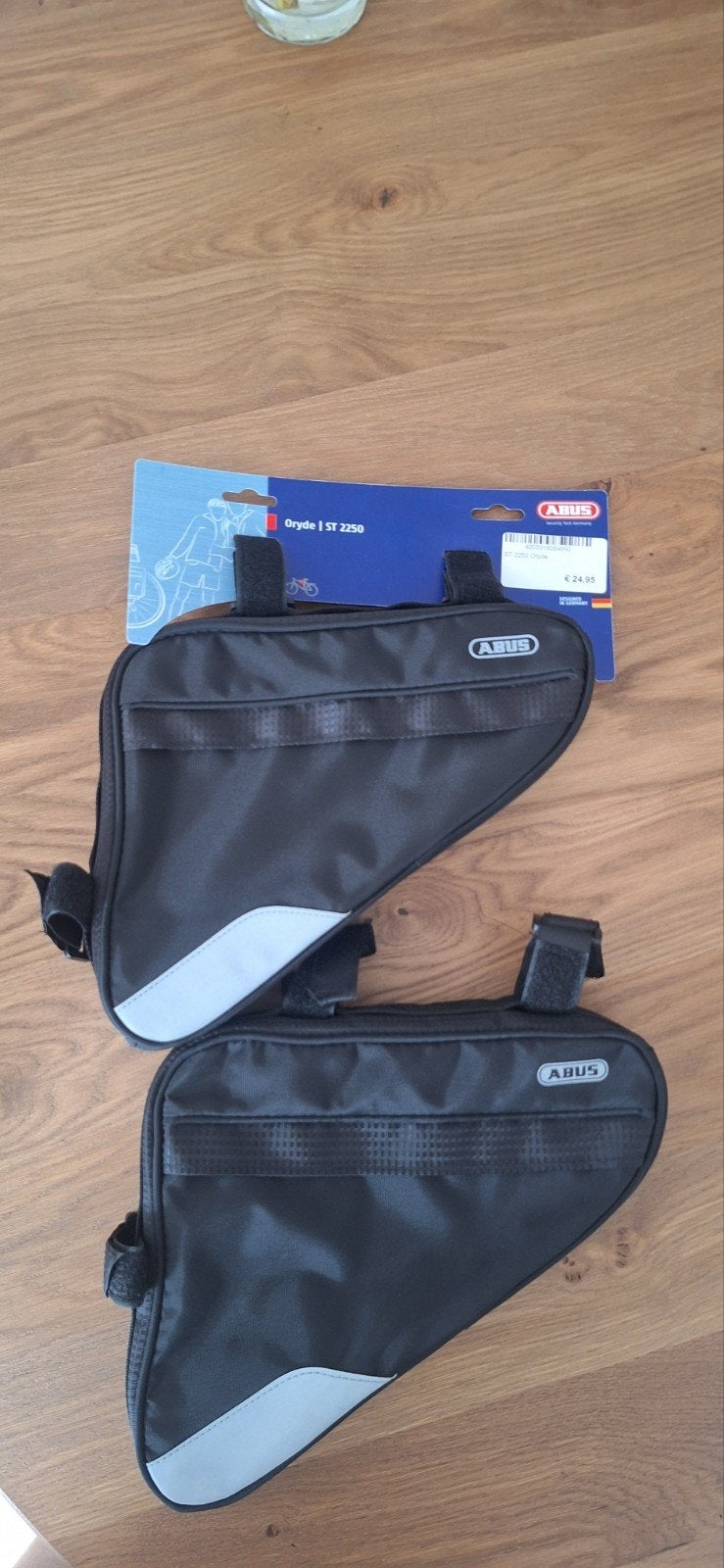 ZGAN ABUS Oryde ST 2250 frame tas (2 stuks) bike packing, Fietsen en Brommers, Ophalen of Verzenden, Nieuw, ABUS
