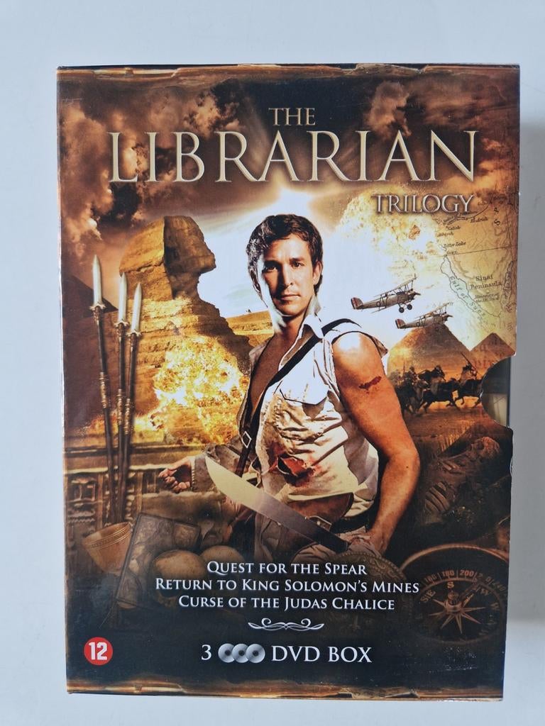 The Librarian Trilogy - 3 DVD Boxset, Vanaf 12 jaar, Ophalen of Verzenden, Gebruikt, Boxset