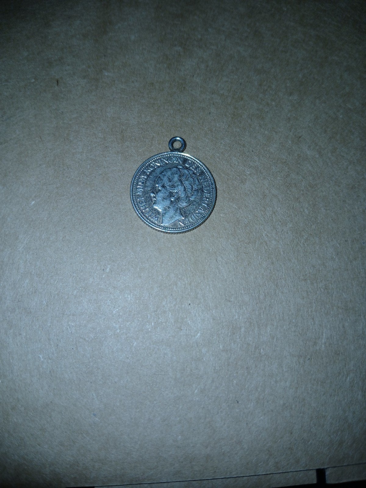 Zilveren 25 Cent Munt 1939 Koningin Wilhelmina Hanger, Ophalen of Verzenden