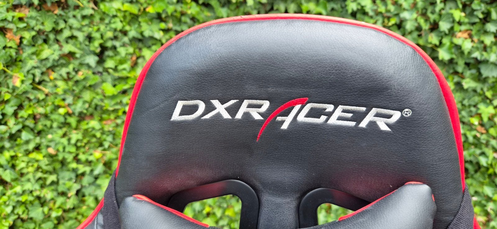 DXRacer Gaming Bureaustoel Zwart/Rood - Zo goed als nieuw, Huis en Inrichting, Bureaustoelen, Ophalen, Gaming bureaustoel, Zwart