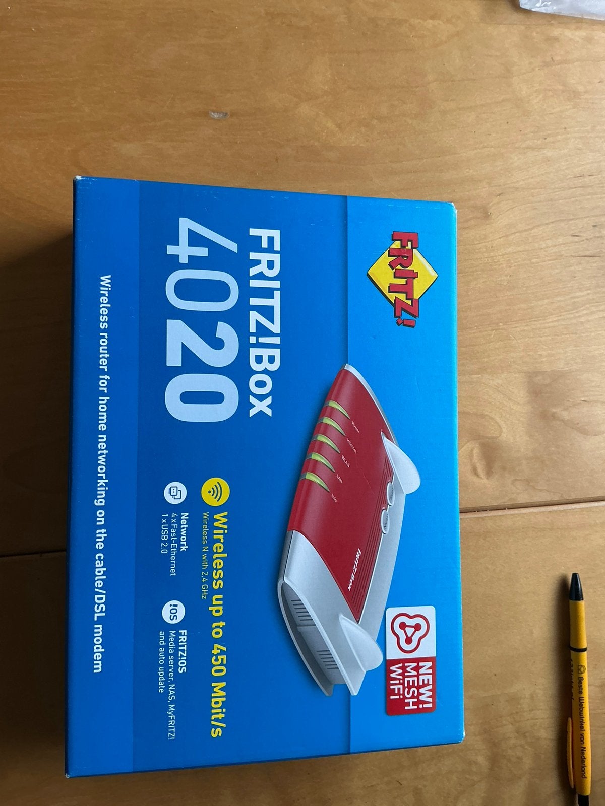 Fritz box 4020, Computers en Software, Ophalen, Zo goed als nieuw