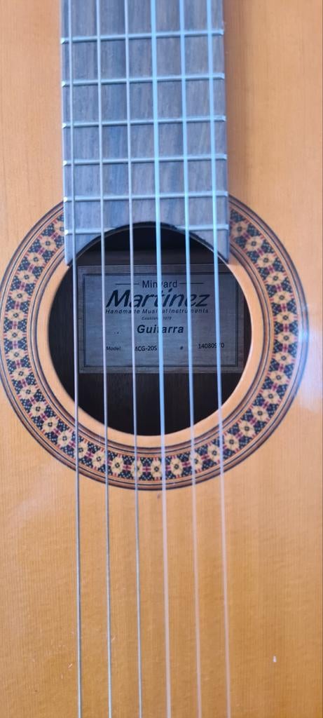 Martínez MCG-20S Klassieke Gitaar, Ophalen, Zo goed als nieuw, Klassieke of Spaanse gitaar
