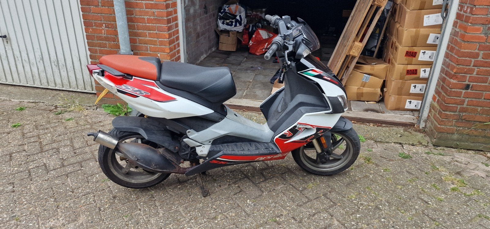 aprilia sr factory, Ophalen, Tweetakt, Gebruikt, 70 cc