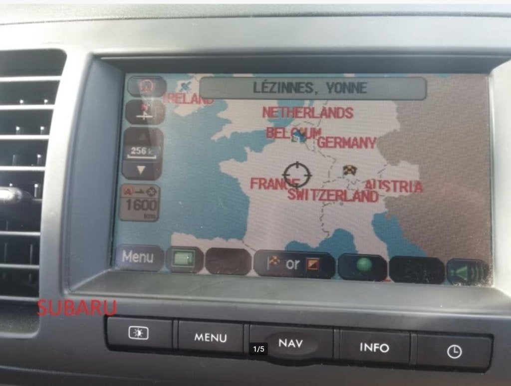 Subaru, Volvo, Land Rover, Mazda Navigatie DVD Europa, Verzenden, Zo goed als nieuw, Landkaarten