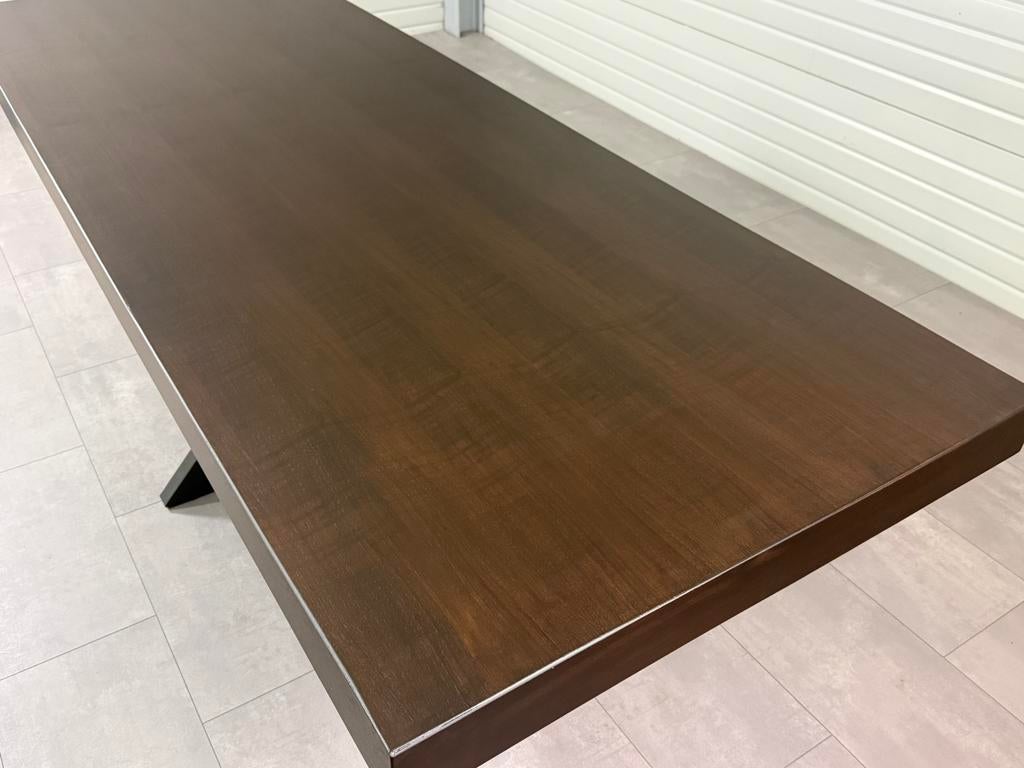 Eettafel 270 cm Scandinavisch design | Noten kleur, Ophalen, Info@123barren.nl, Scandinavisch / Modern, 50 tot 100 cm