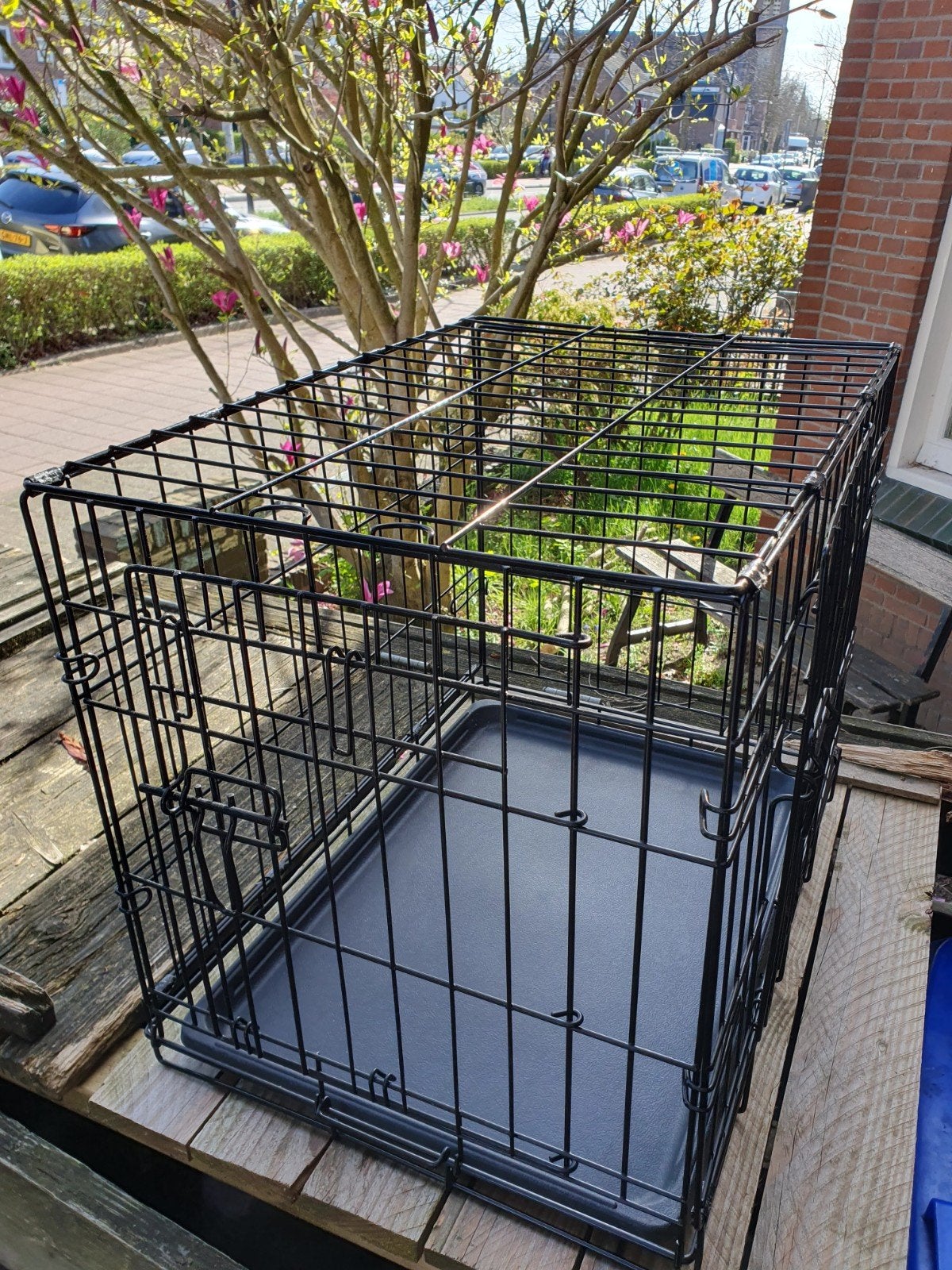 Opvouwbare Bench, Dieren en Toebehoren, Hondenbenches, Ophalen, Gebruikt