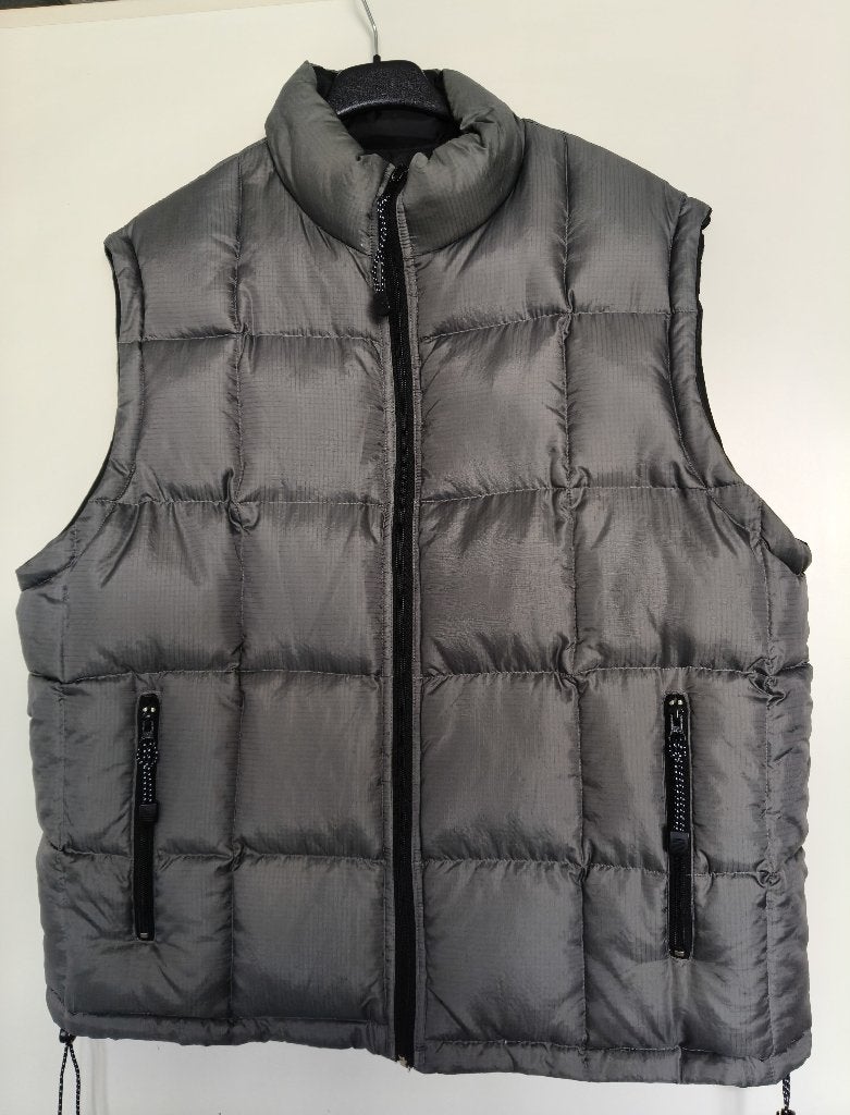 Heren bodywarmer groen/grijs en zwart maat L, € 50,00, Ophalen of Verzenden, Zo goed als nieuw, Maat 52/54 (L), Grijs