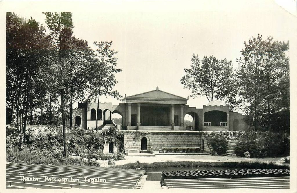388-495-015 Tegelen Theater Passiespelen, Verzenden, Voor 1920, Limburg