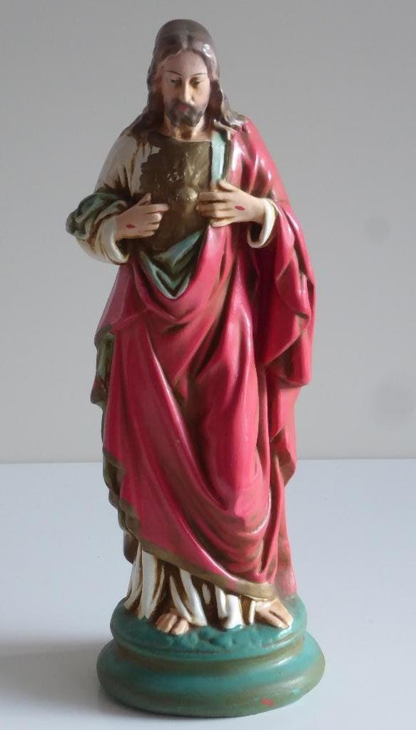Het Heilig Hart van Jezus (31cm), Antiek en Kunst, Antiek | Religie, Ophalen of Verzenden