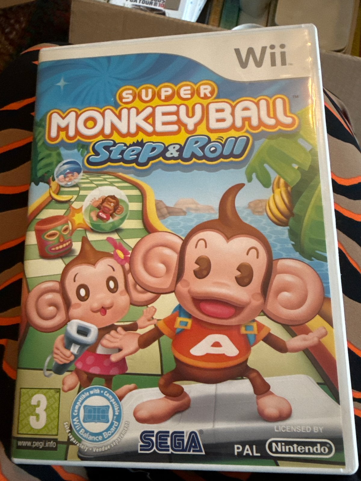 Super Monkey Ball Step & Roll - Wii (PAL), Spelcomputers en Games, Gebruikt, Eén computer, Ophalen of Verzenden, Platform