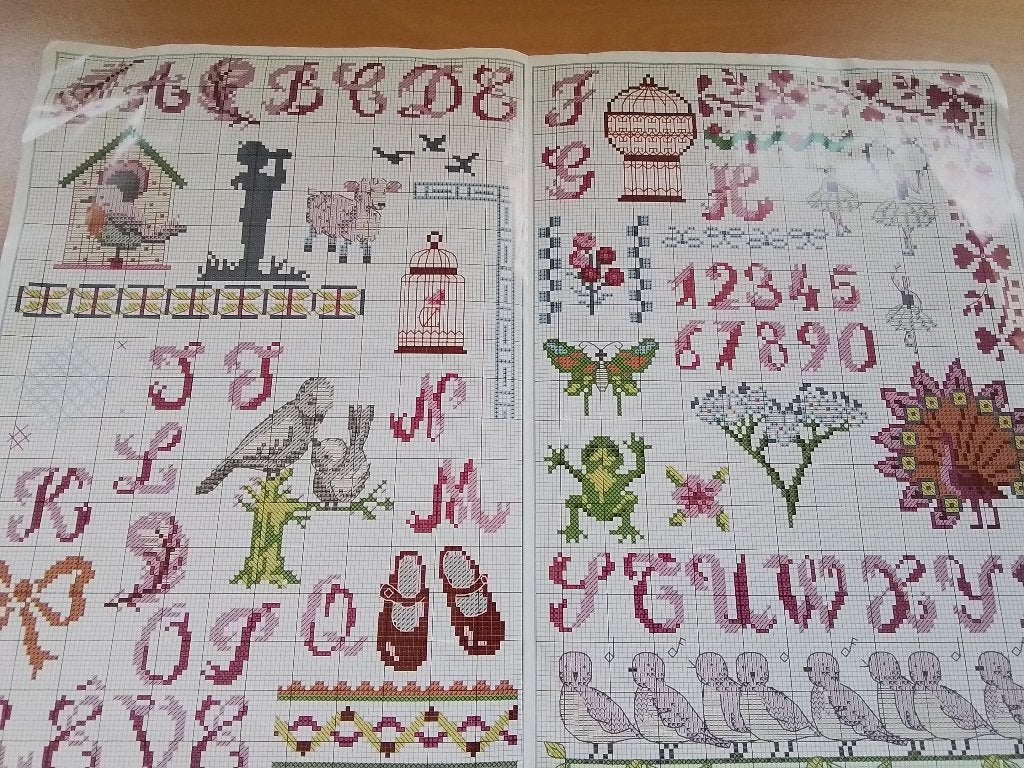 Mooi bloemen patroon semis de fleurs, Ophalen of Verzenden, Zo goed als nieuw, Handborduren, Patroon
