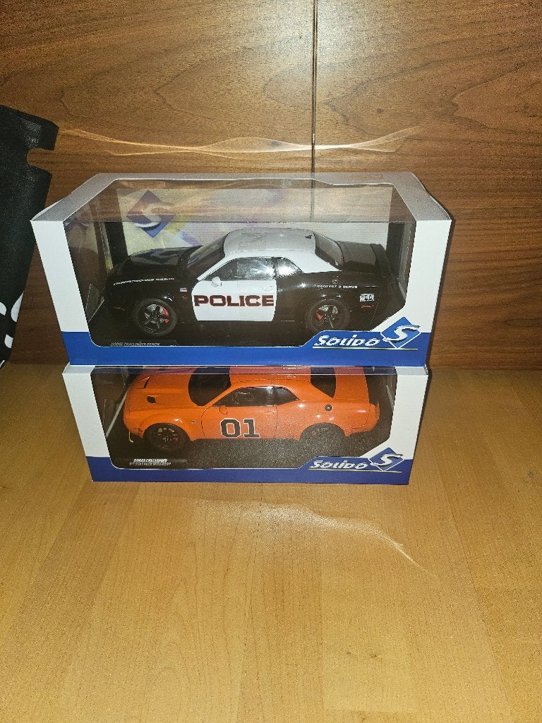 Solido 1:18 2023 Dodge Challenger RT Scat Pack Verzameling, Ophalen of Verzenden, Nieuw, Auto, Solido