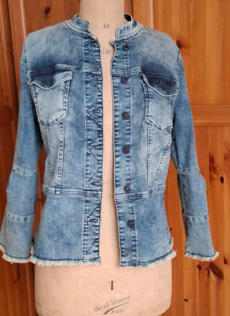 Sandwich boho spijkerjas,2de helft, Kleding | Dames, Ophalen of Verzenden, Zo goed als nieuw, Maat 38/40 (M), Blauw