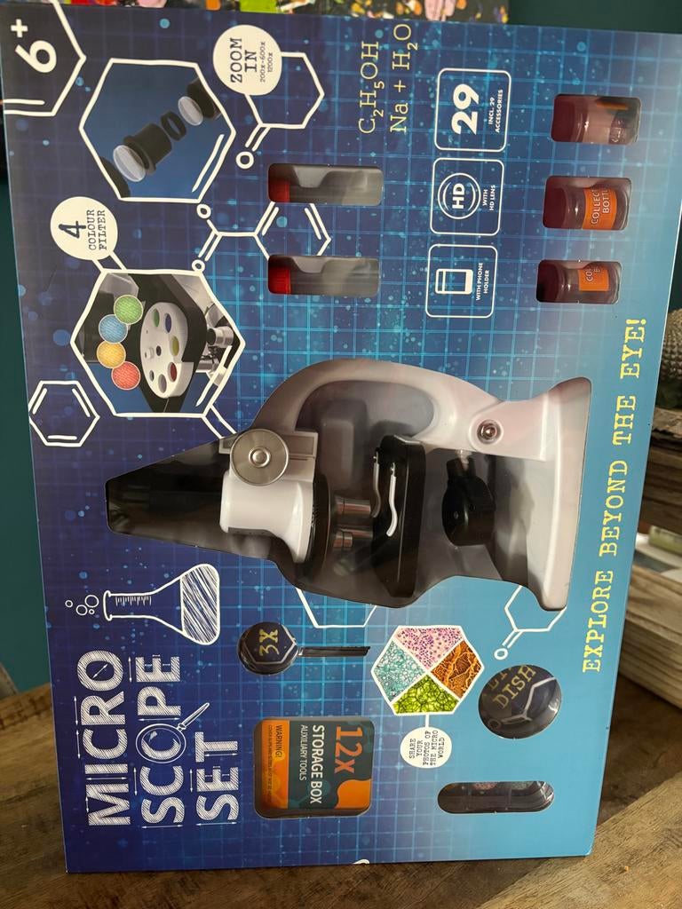 Microscoop set met accessoires, Ophalen of Verzenden, Zo goed als nieuw, Jongen of Meisje