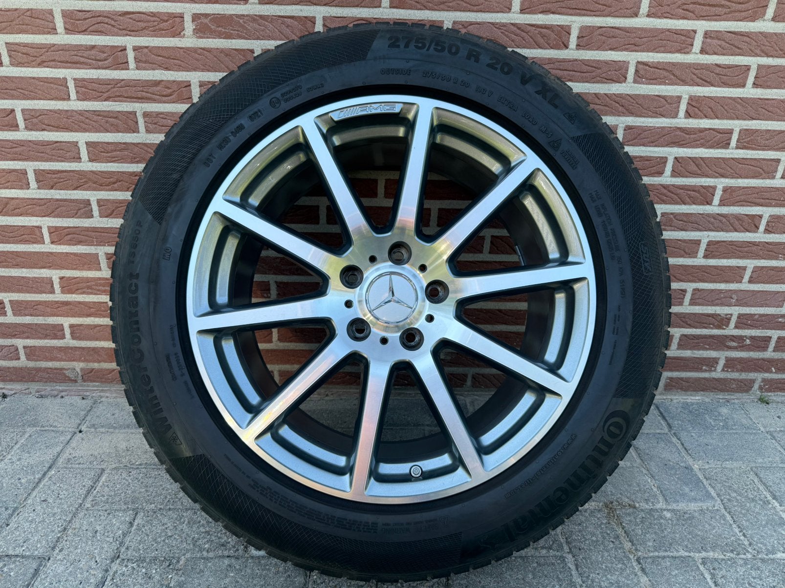 Mercedes G-Klasse G63 W463 AMG 20 inch velgen winterbanden, Ophalen, 275 mm, Banden en Velgen, Winterbanden