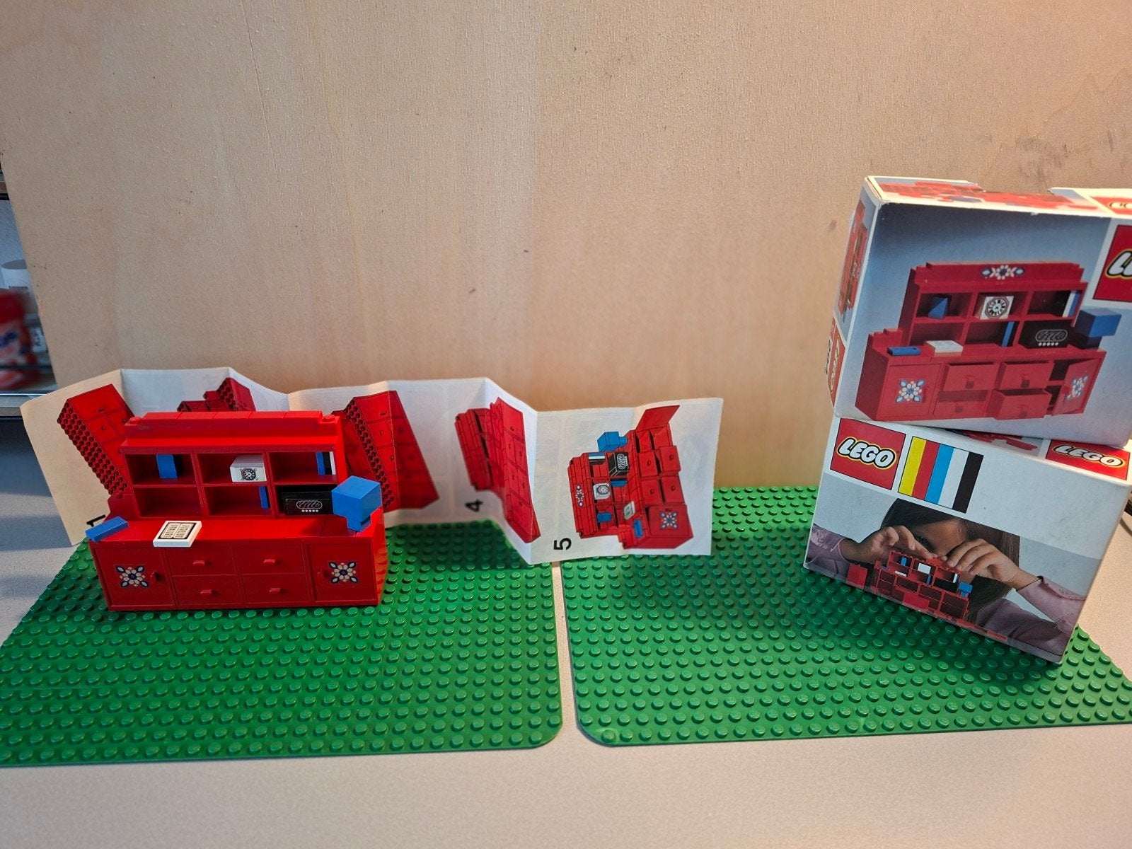 Vintage LEGO C 294 Bureau met lades en accessoires, Ophalen, Inclusief instructies, Overige thema's, Lego