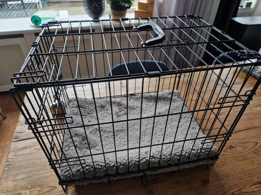 Honden/katten bench zwart 50/40/35, Ophalen, Gebruikt, Minder dan 75 cm, Minder dan 65 cm